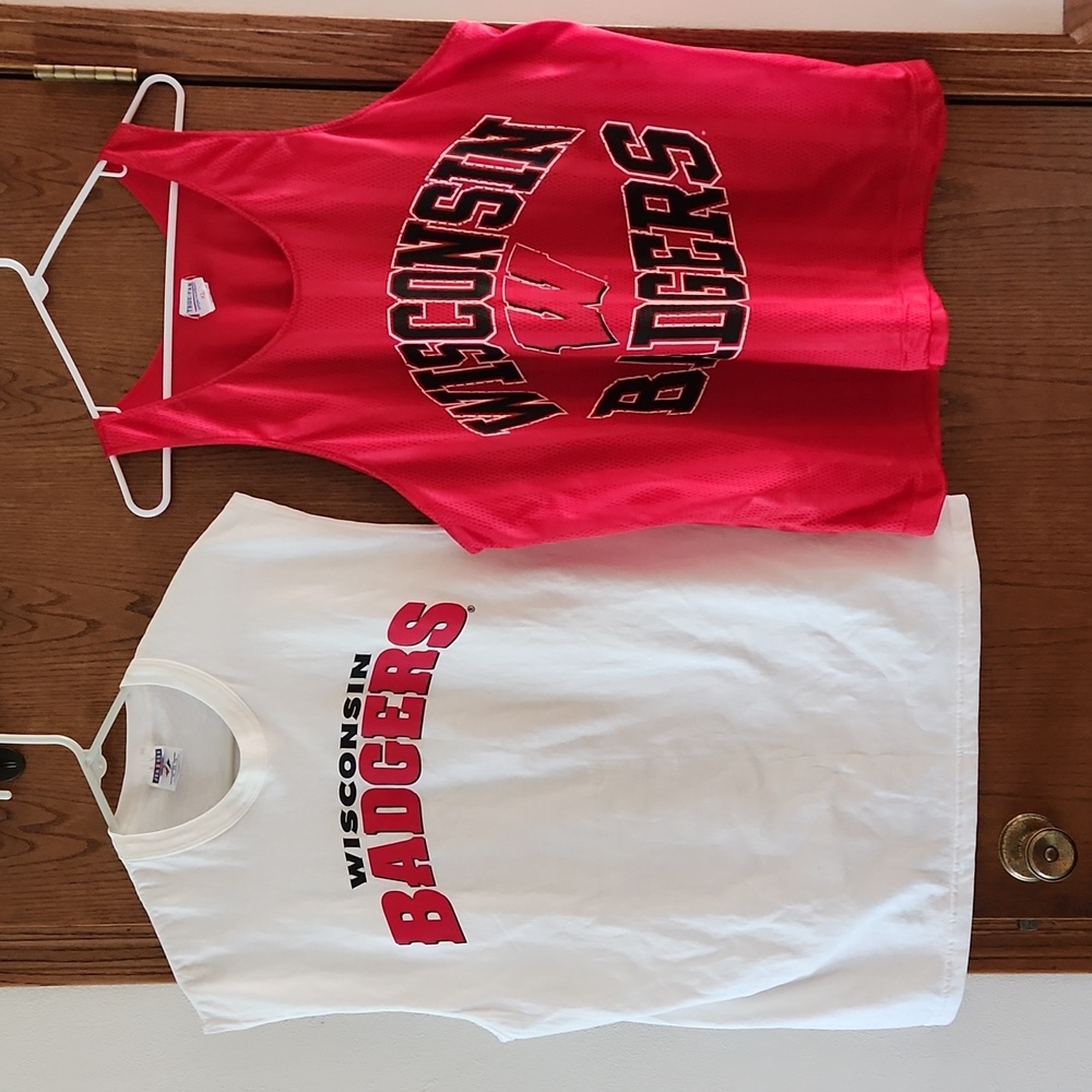 Men's Wisconsin shirts - both size XL